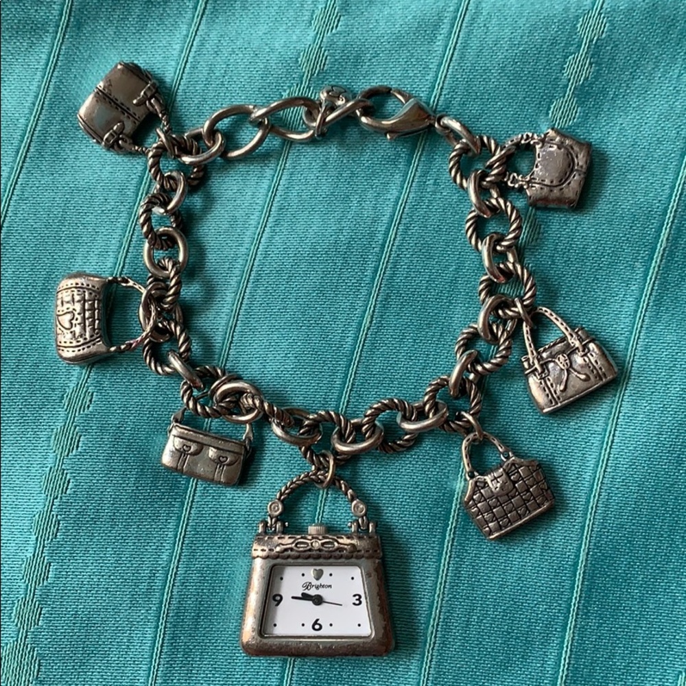 Brighton handbag/purse charm bracelet watch
